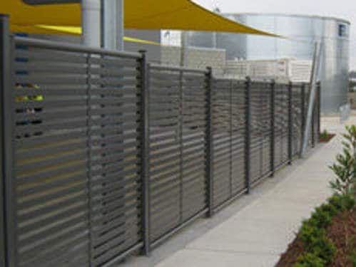 privacy screen fences aluminium  hadfield