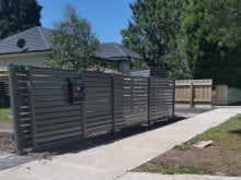 privacy screen fences aluminum for front yard preston