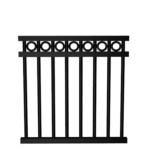 hawthorn style tubular fence