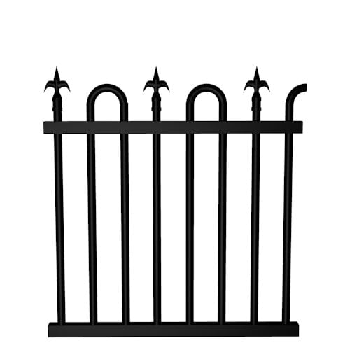 ivanhoe style tubular fence