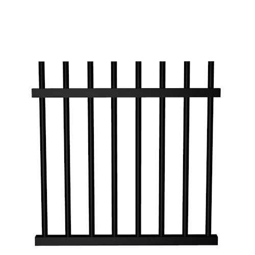 montrose style tubular fence